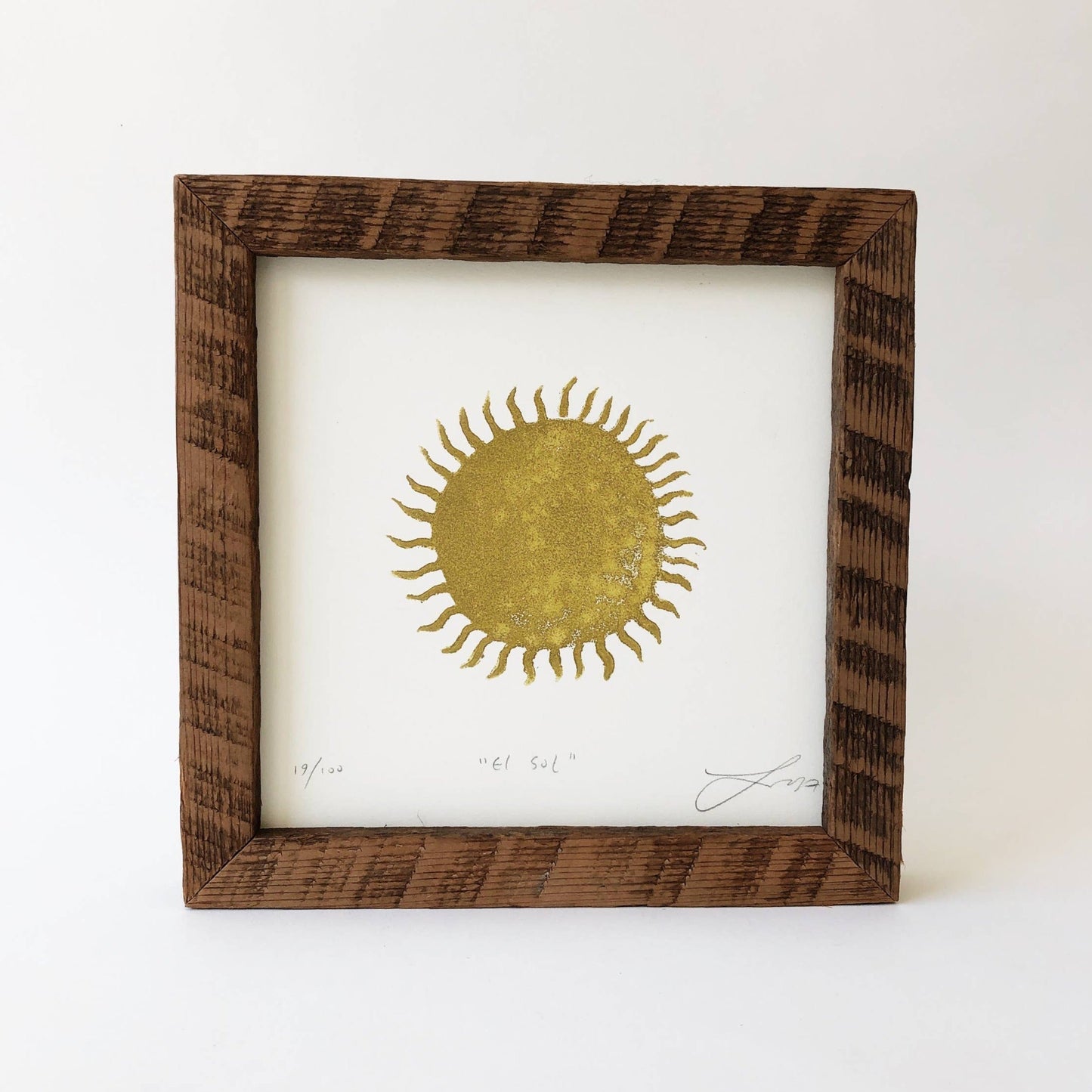 8" x 8" Reclaimed Wood Gallery Frame