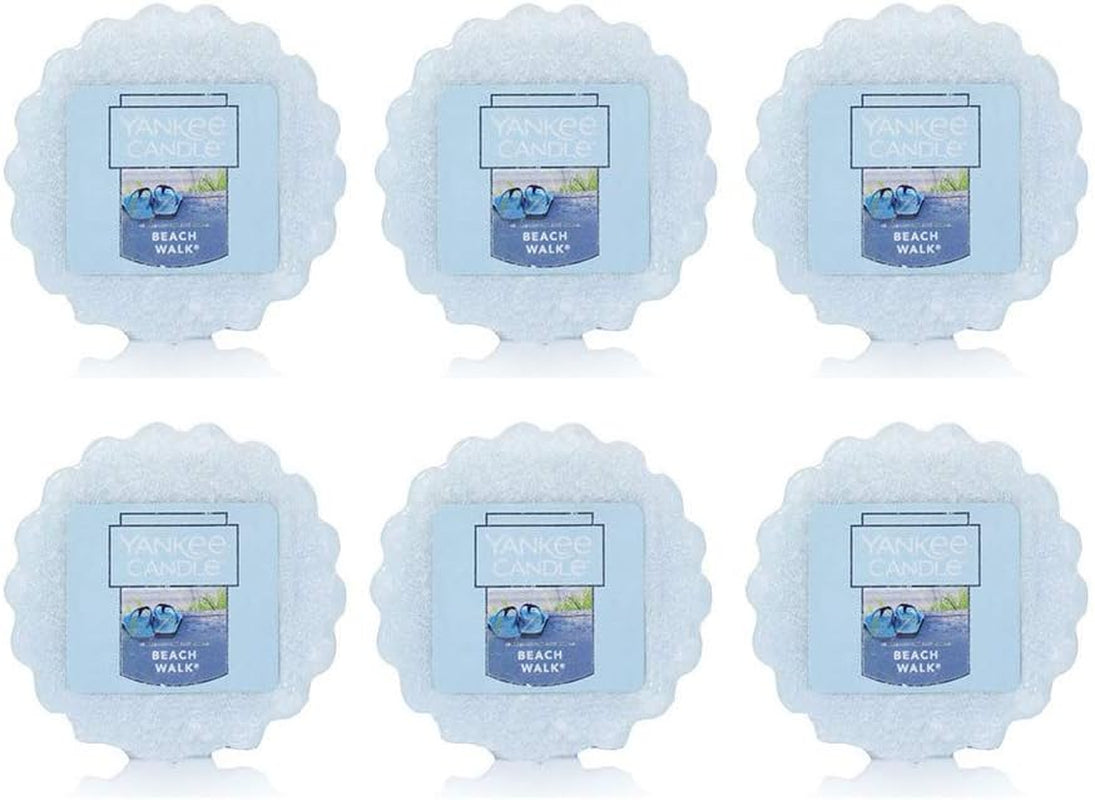 Yankee Candle Lot of 6 Beach Walk Tarts Wax Melts