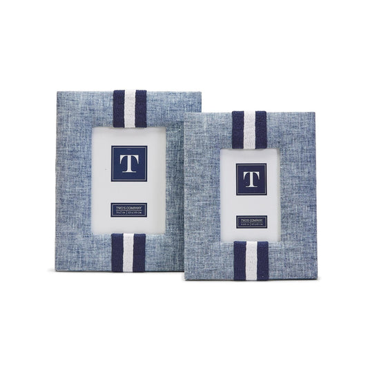 Yacht Club Stripe Photo Frame