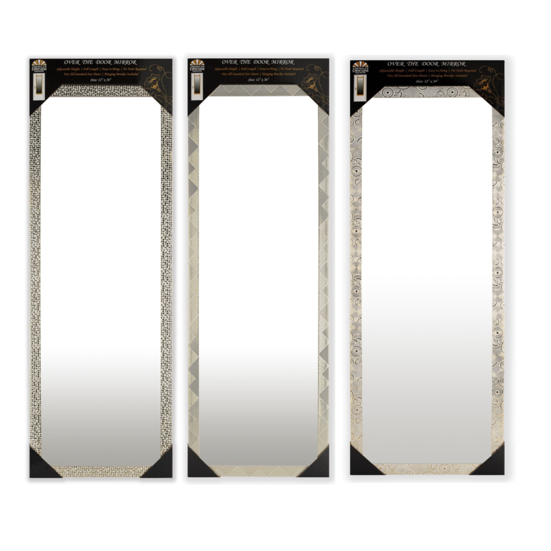 36" Assorted OvertheDoor Mirror