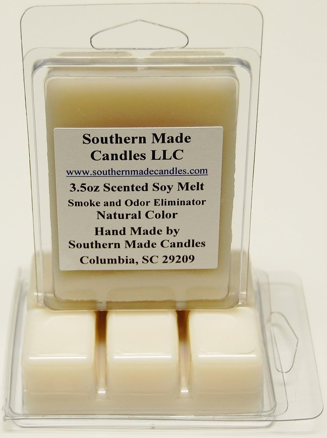 3 Pack 3.5 Oz Scented Soy Wax Candle Melts Tarts - Smoke & Odor Eliminator