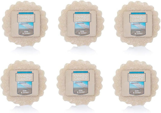 Yankee Candle Lot of 6 Sun & Sand Tarts Wax Melts
