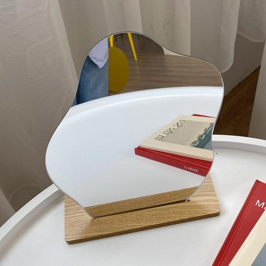 Abstract Wooden Mirror