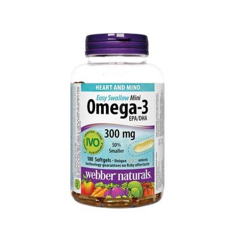 Webber Naturals Mini Easy Swallow Omega-3 300mg EPA/DHA