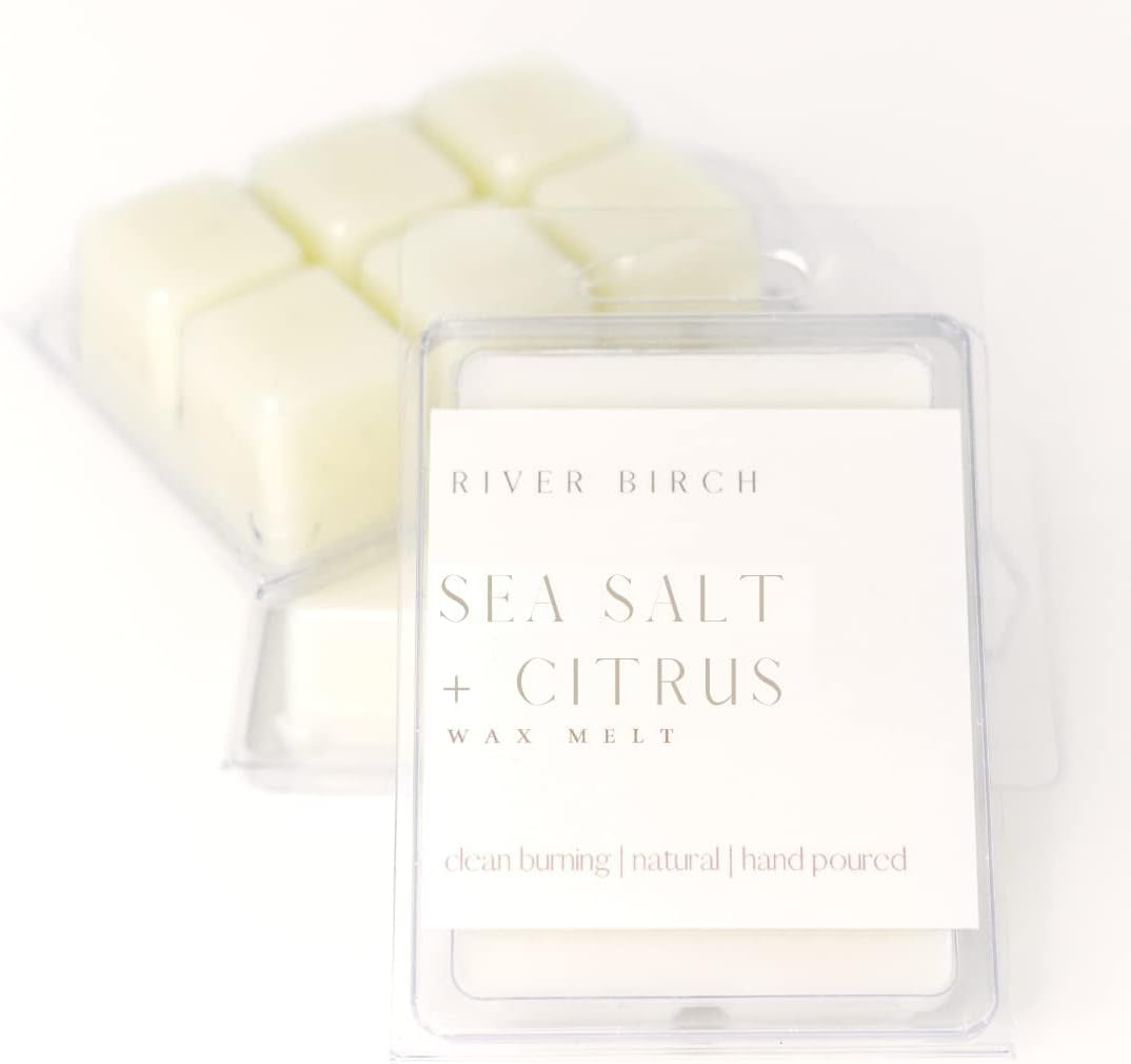 3 Pack Pumpkin Spice Scented Clean Natural Soy Wax Melts Tarts – Total 7.5 Oz. of Scented Wax Melts, Fall Scent, Gift Pack, Made in USA River Birch Candles Home & Garden > Decor > Home Fragrances > Wax Tarts River Birch Candles LLC Sea Salt + Citrus 3 Pack