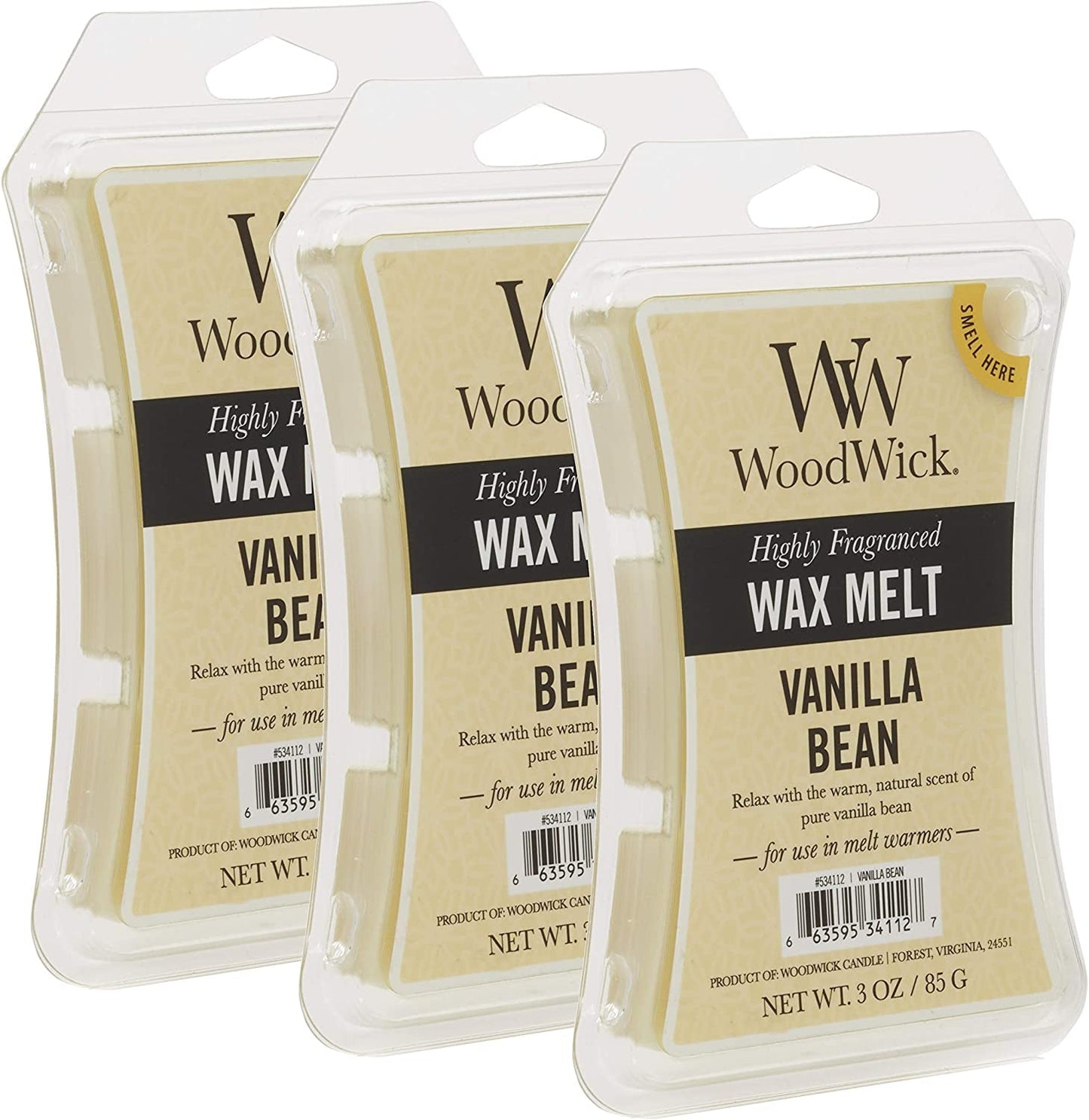 Woodwick White Teak 3 Oz. Wax Melts, 6 Count (Pack of 3) Home & Garden > Decor > Home Fragrances > Wax Tarts Yankee Candle Company Vanilla Bean