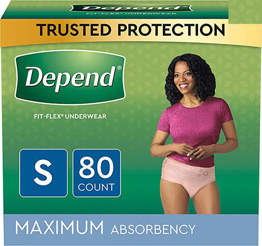 Women's Depend Fit-Flex: Sizes Small to XX-Large