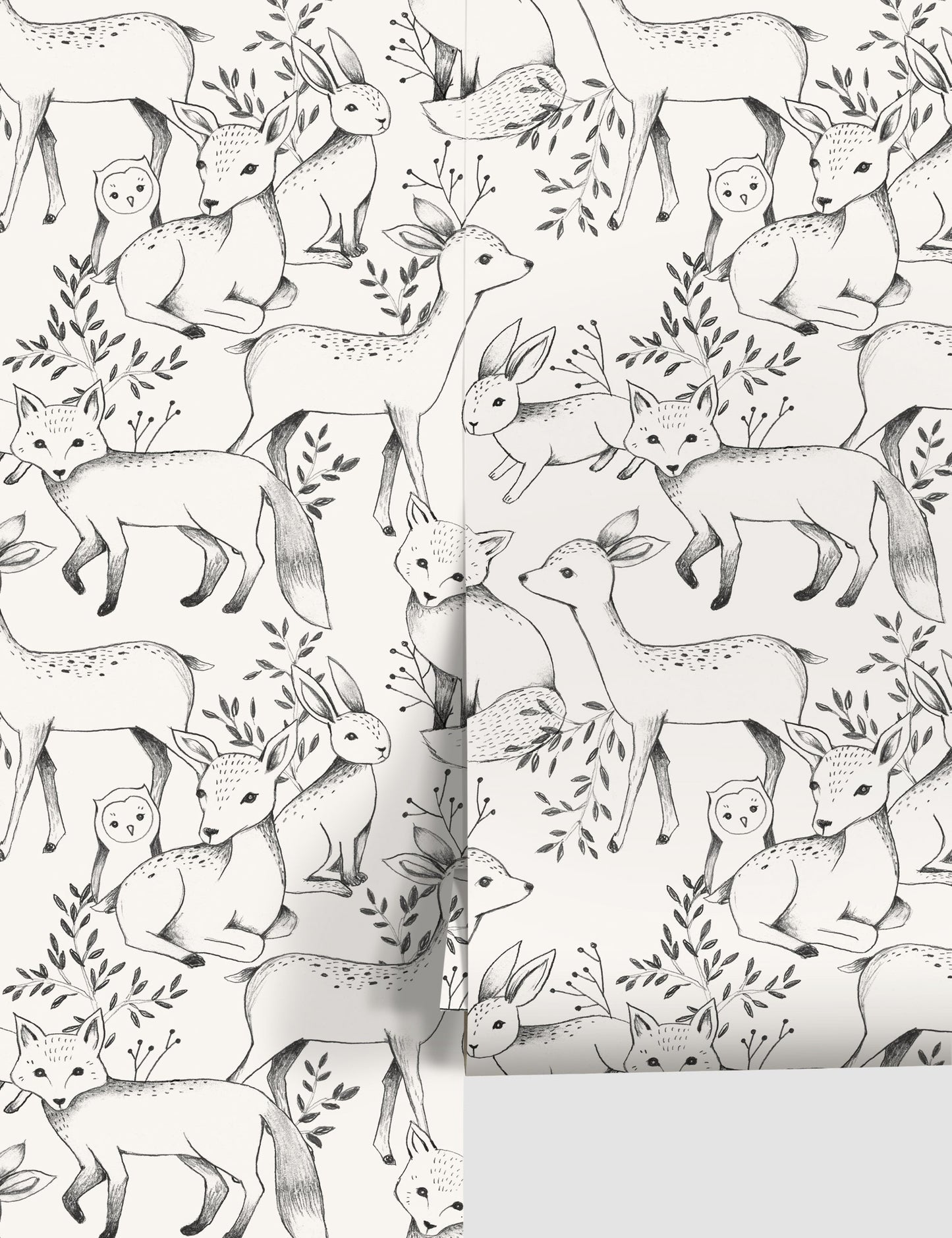 Woodland Wallpaper by Rylee + Cru