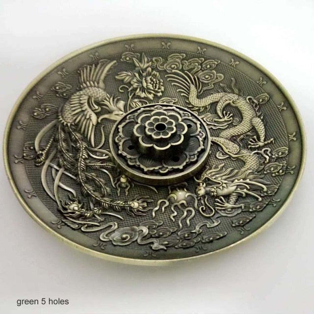 12 Chinese Zodiac Censer Plate Incense Holder