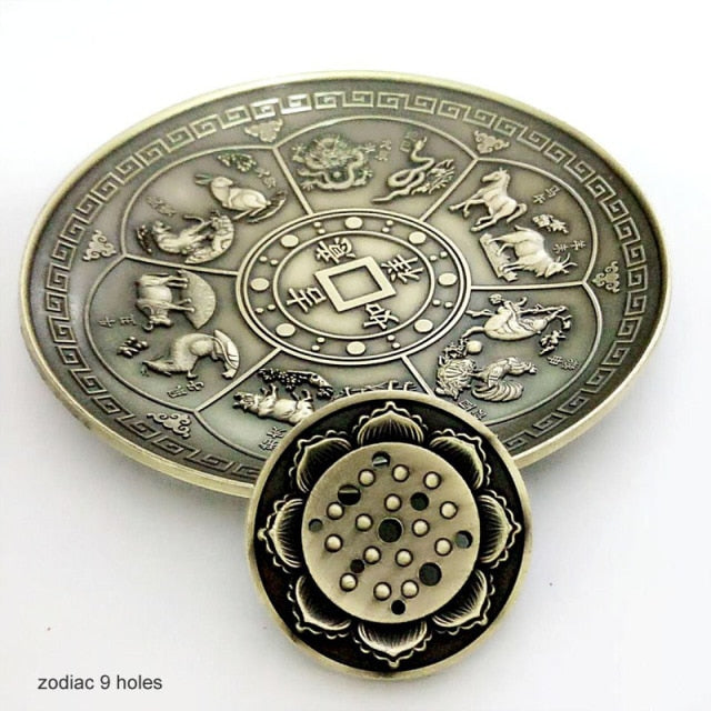 12 Chinese Zodiac Censer Plate Incense Holder