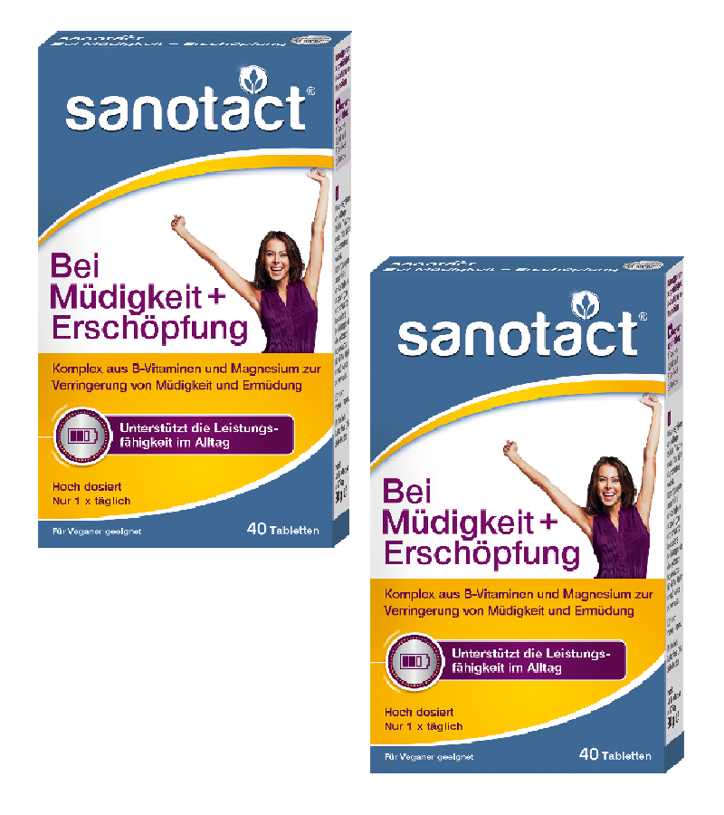 2xPack Sanotact For Anti-Fatigue and Exhaustion Tablets -  80 pieces